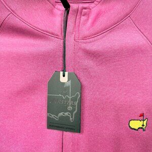 Augusta National Masters Tech 1/4 Zip Pullover. Pink. Small. NWT. Unisex.